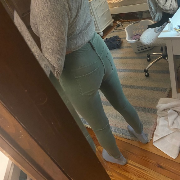 Mossimo Denim green skinny jeans, size 6R, 28 waist - Picture 5 of 5